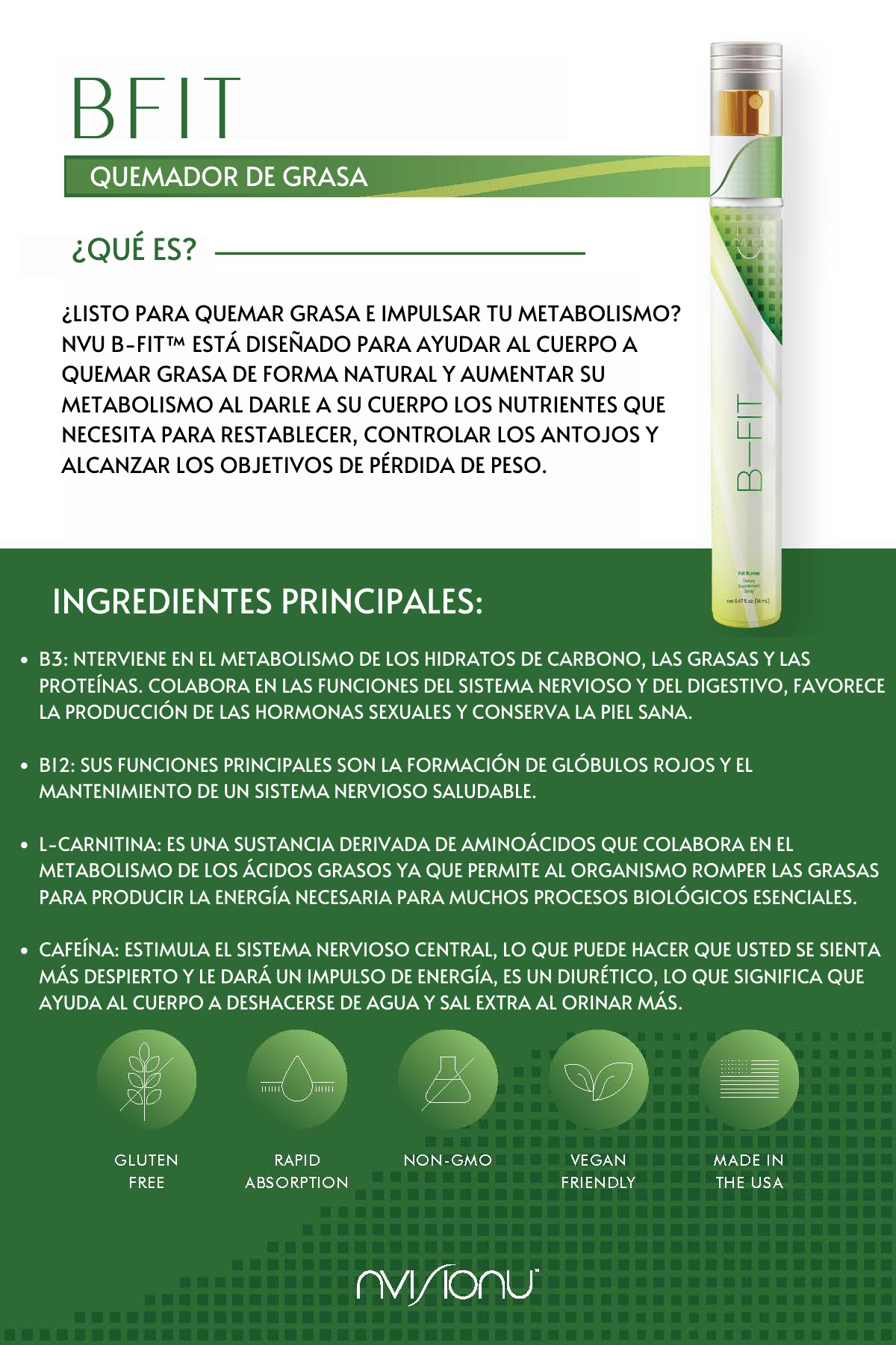 QUEMADOR DE GRASA SUBLINGUAL (BFIT-TONE)