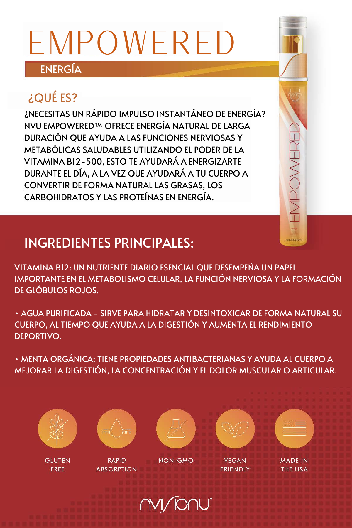 PRODUCTOR DE ENERGÍA SUBLINGUAL (EMPOWERED)